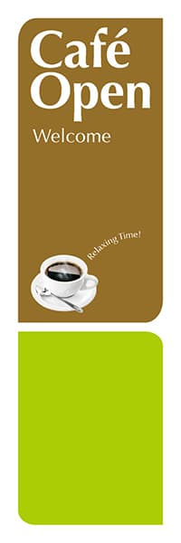 【PAC726】Cafe Open（Welcome黄緑）