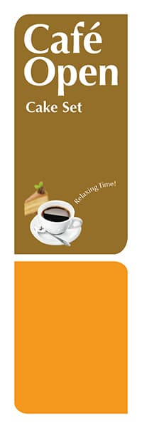 【PAC730】Cafe Open（Cake Set橙）